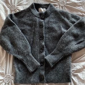 Everlane Cropped Alpaca Cardigan - XS